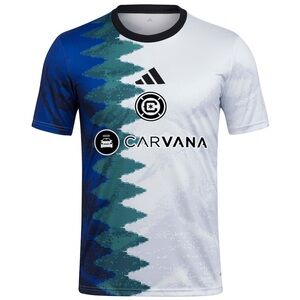 Men's adidas White Chicago Fire 2025 Gaming AEROREADY Size Small,MSRP $75.00